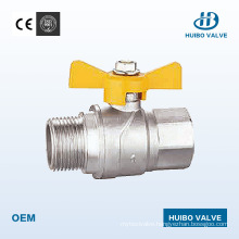 1/2′′-1′′inch Butterfly Handle Thread Brass Forged Ball Valve